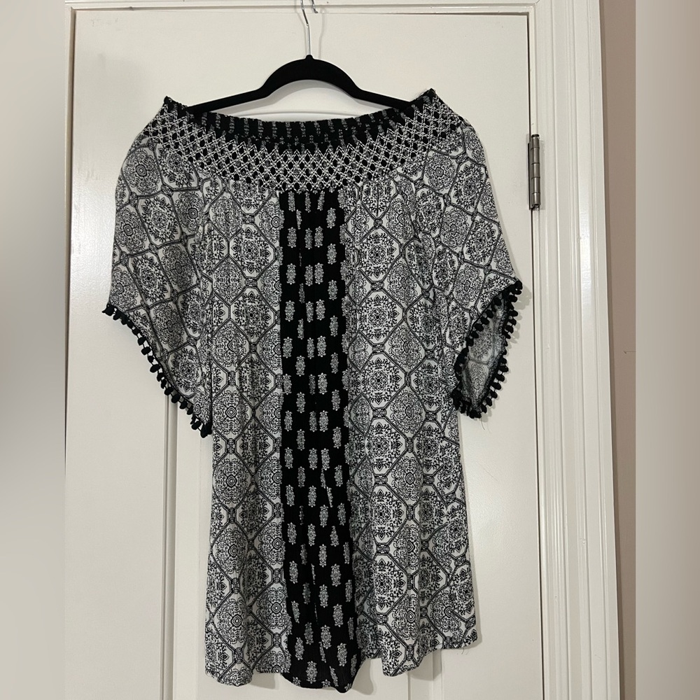 Off the Shoulder Midi Dress